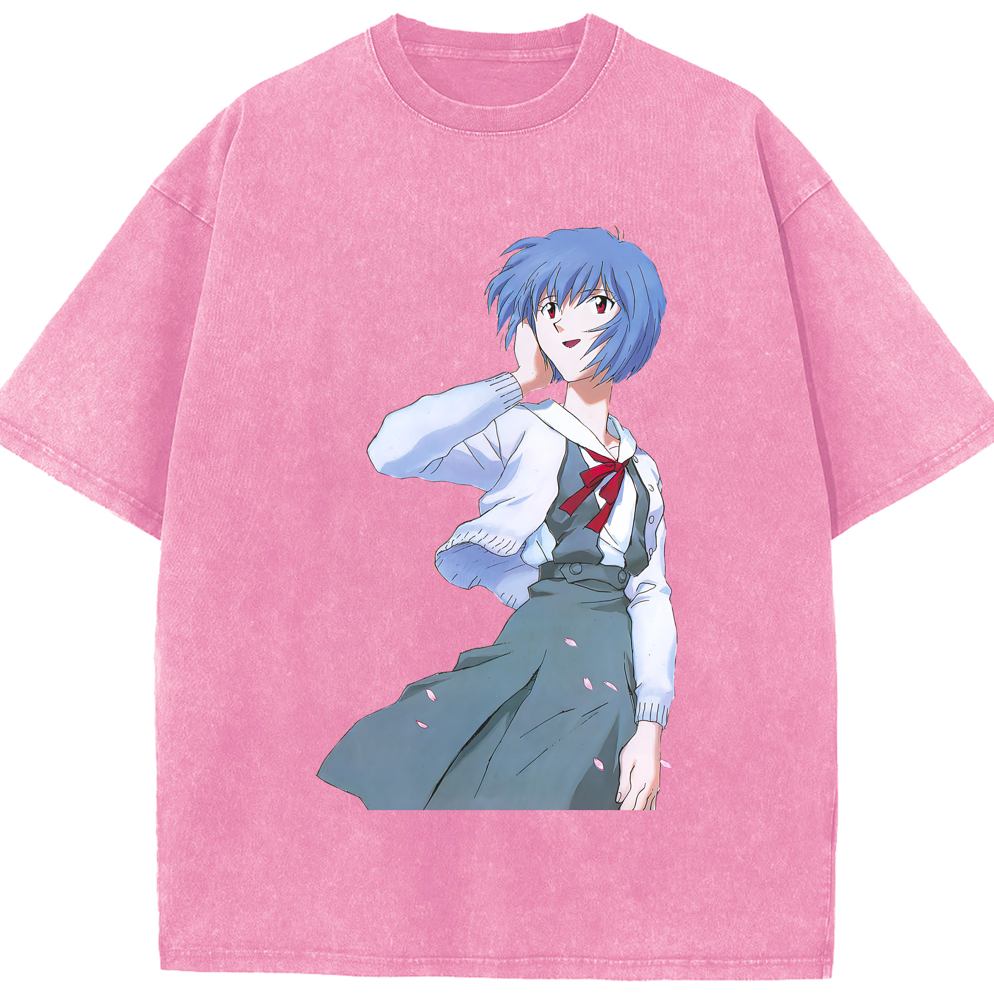 （画像用） EVA 新世紀エヴァンゲリオン 綿100% ヴィンテージ風 半袖Tシャツ（フロントプリント）